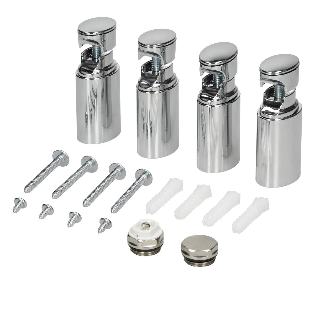 ECD Germany LuxeBath Kit Fixation Radiateur Anthracite Sahara