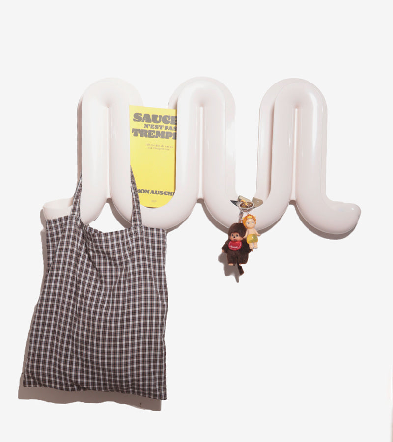 Heller Swell porte-manteau mural crème multifonction