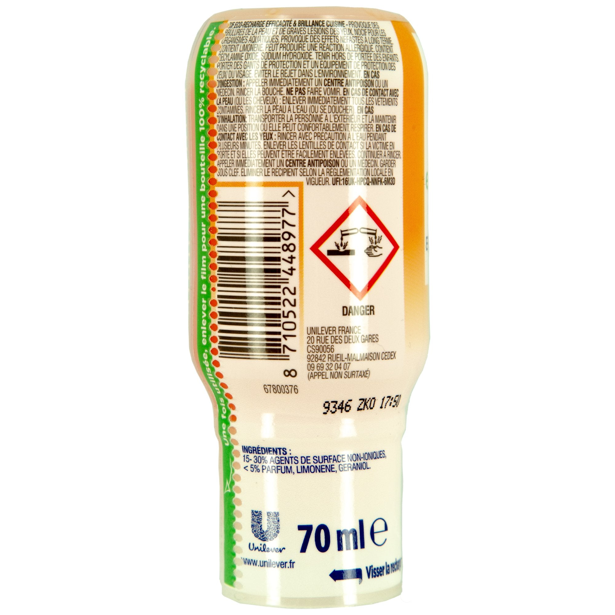 Cif Efficacité Brillance écorecharge concentré cuisine