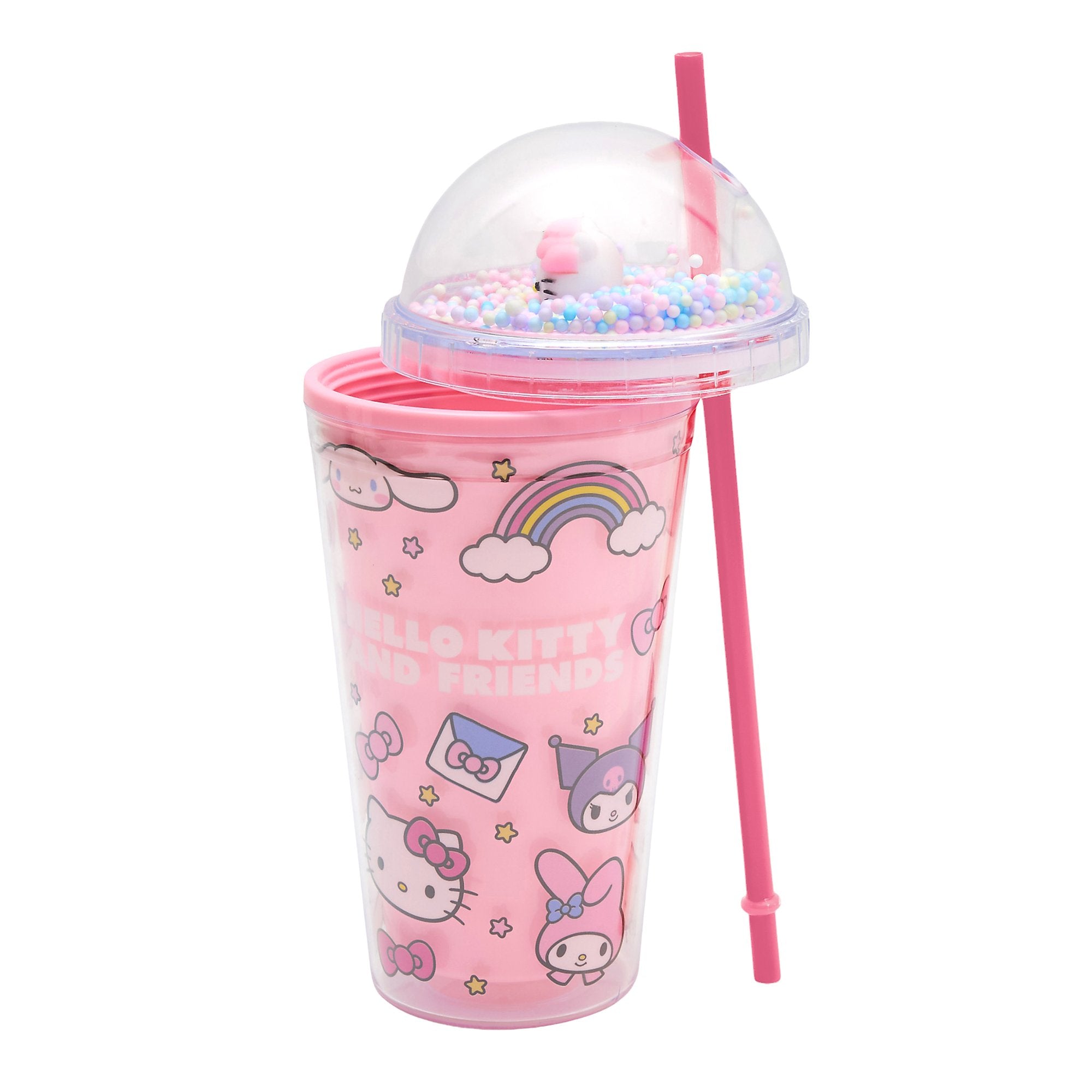Hello Kitty Starcup gobelet transport 45 cl avec paille