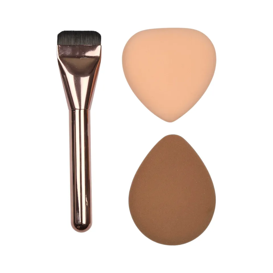 Stokomani Coffret teint 3 pièces pinceau houpettes
