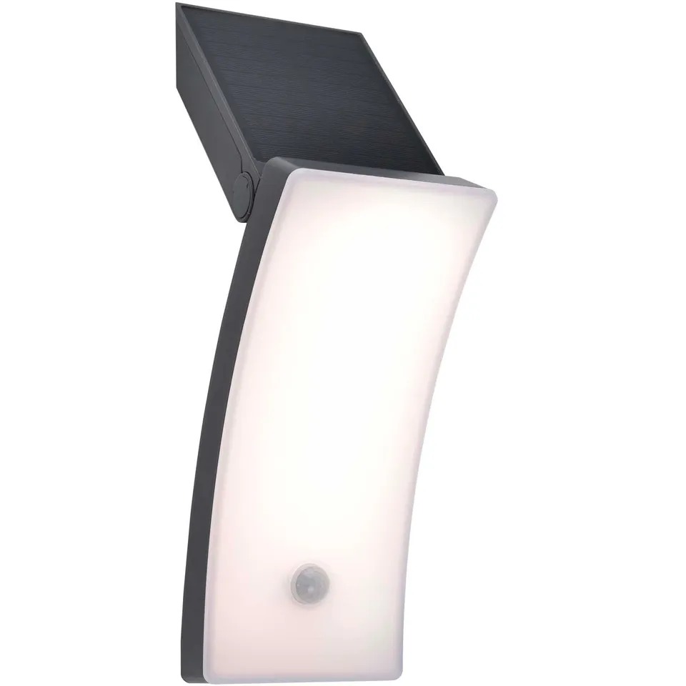 Red Deco Kira applique solaire gris LED blanc H29,6 cm