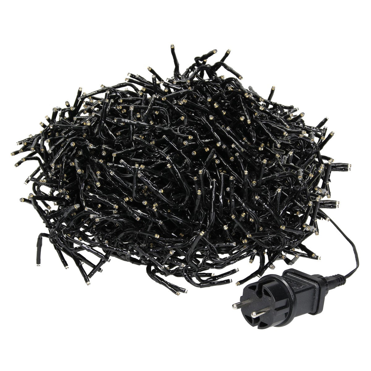 ECD Germany guirlande LED blanc chaud 12,4 m 960 LED IP44