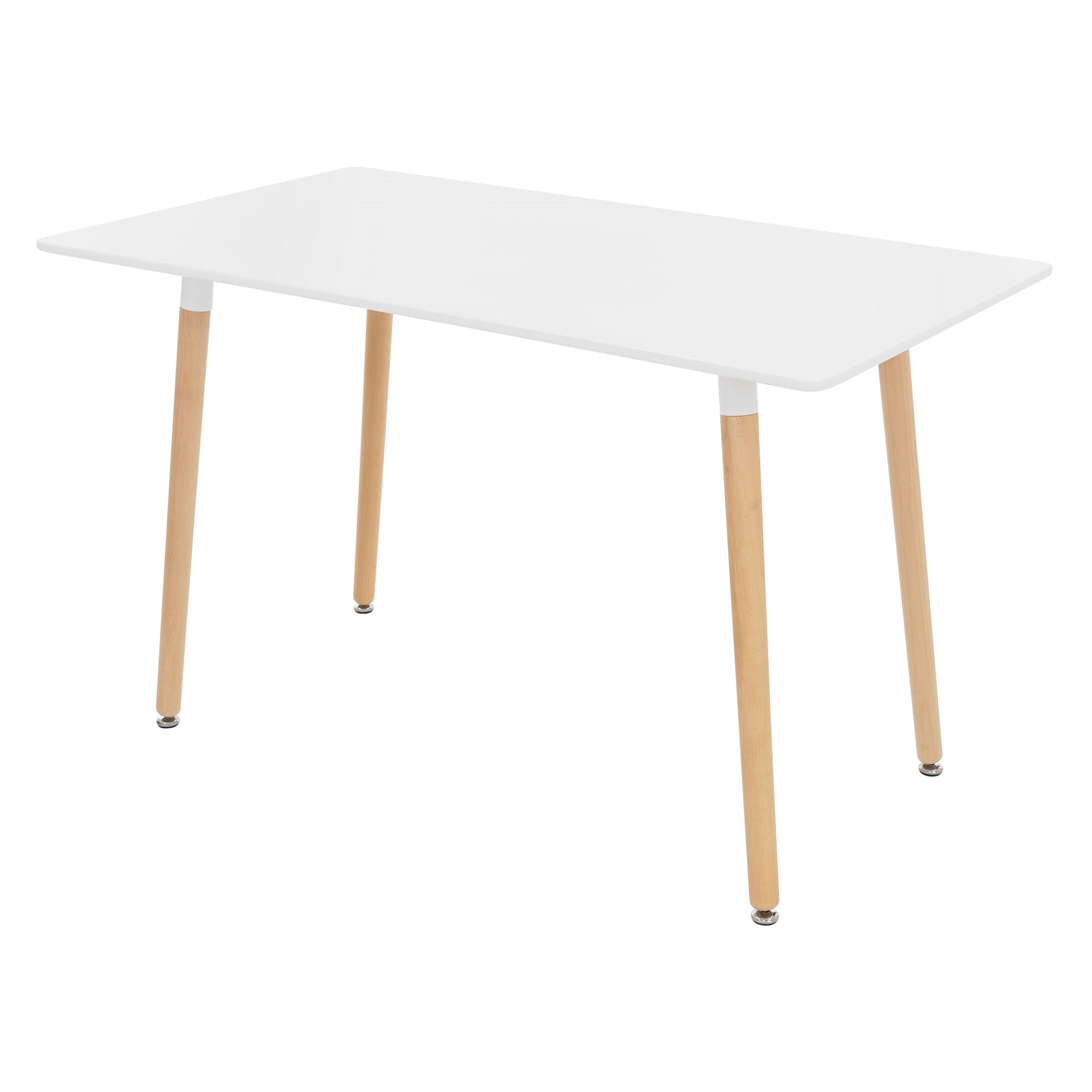 ECD Germany Möbel table salle à manger 120x70 noire fixe