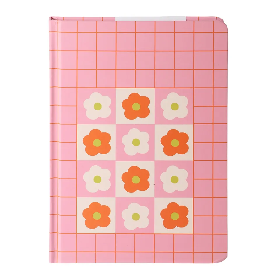 Stokomani Scolaire Carnet 160 pages rose à élastique