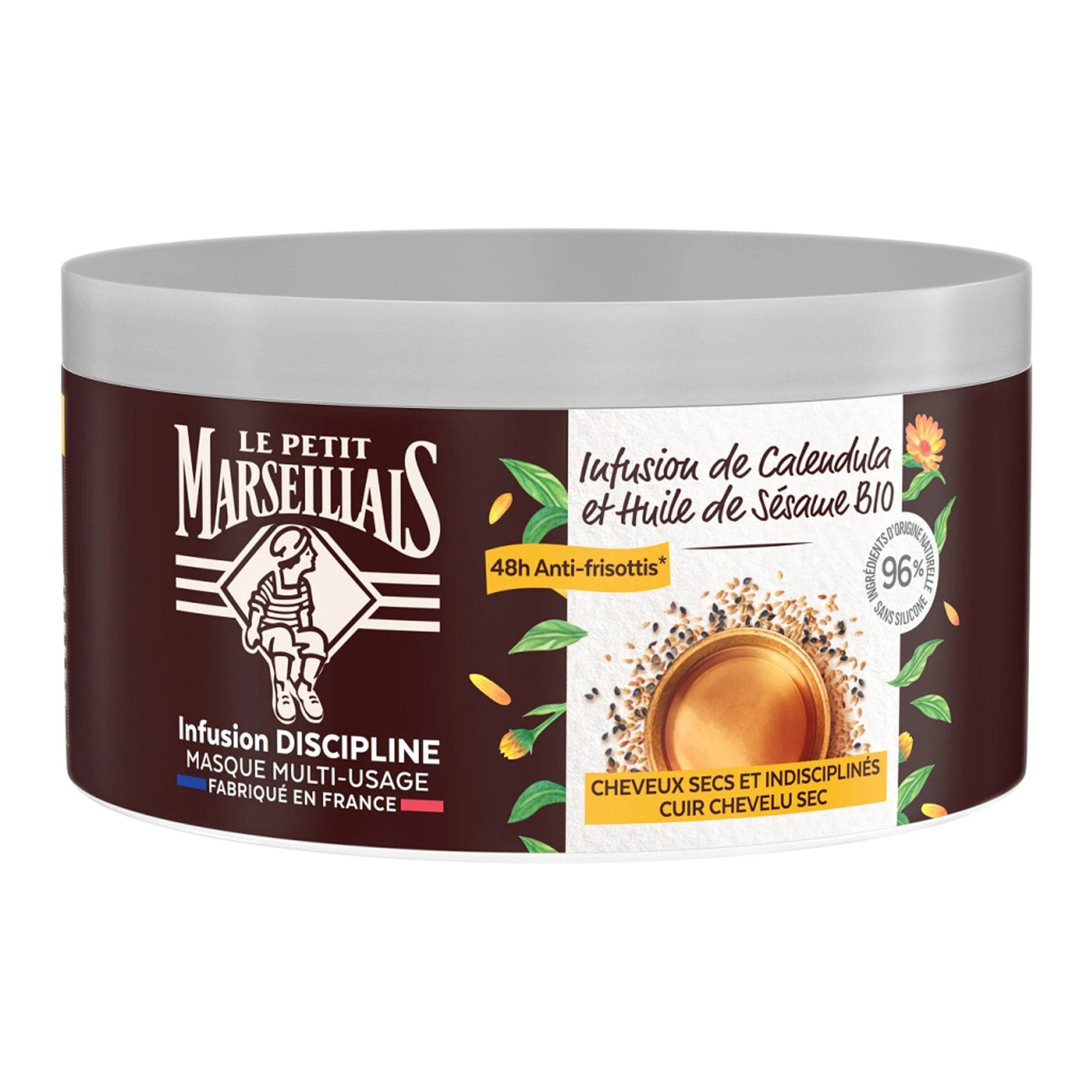 Le Petit Marseillais Masque infusion calendula sésame frisottis