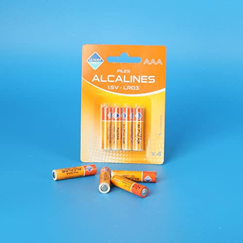Leader Price piles AAA x4 alcalines maison