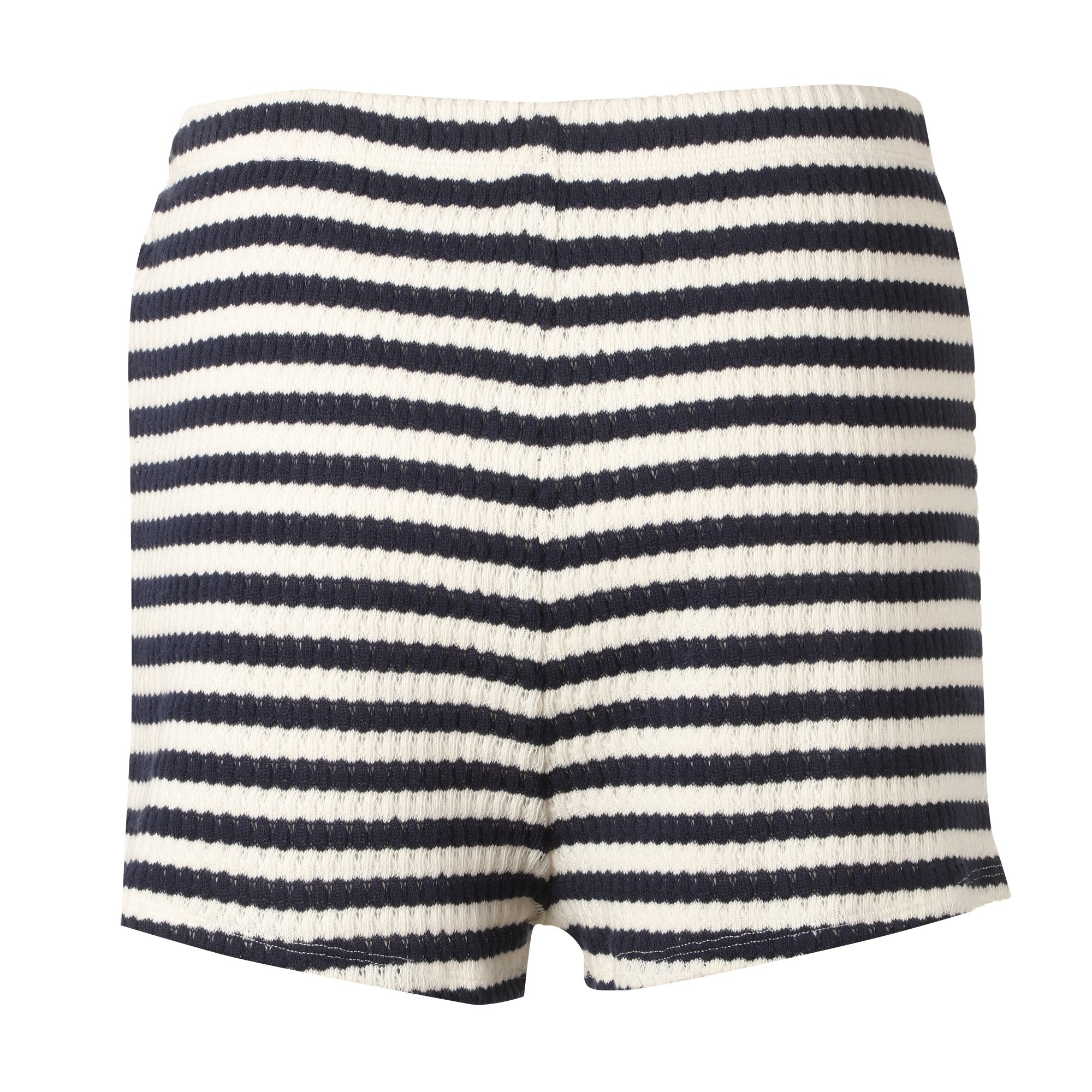 Stokomani Mode Short en crochet bleu foncé L femme