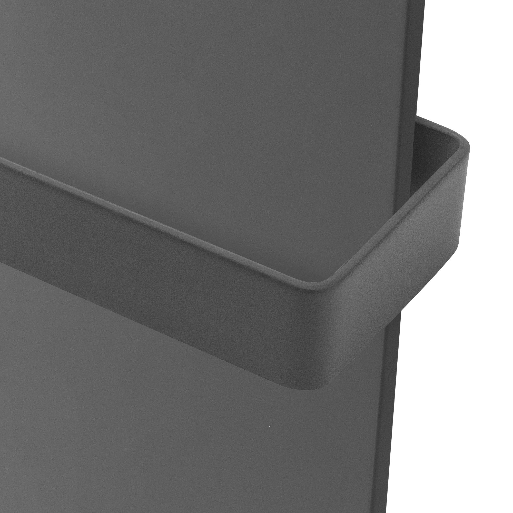 ECD Germany LuxeBath porte-serviettes 38 cm anthracite acier