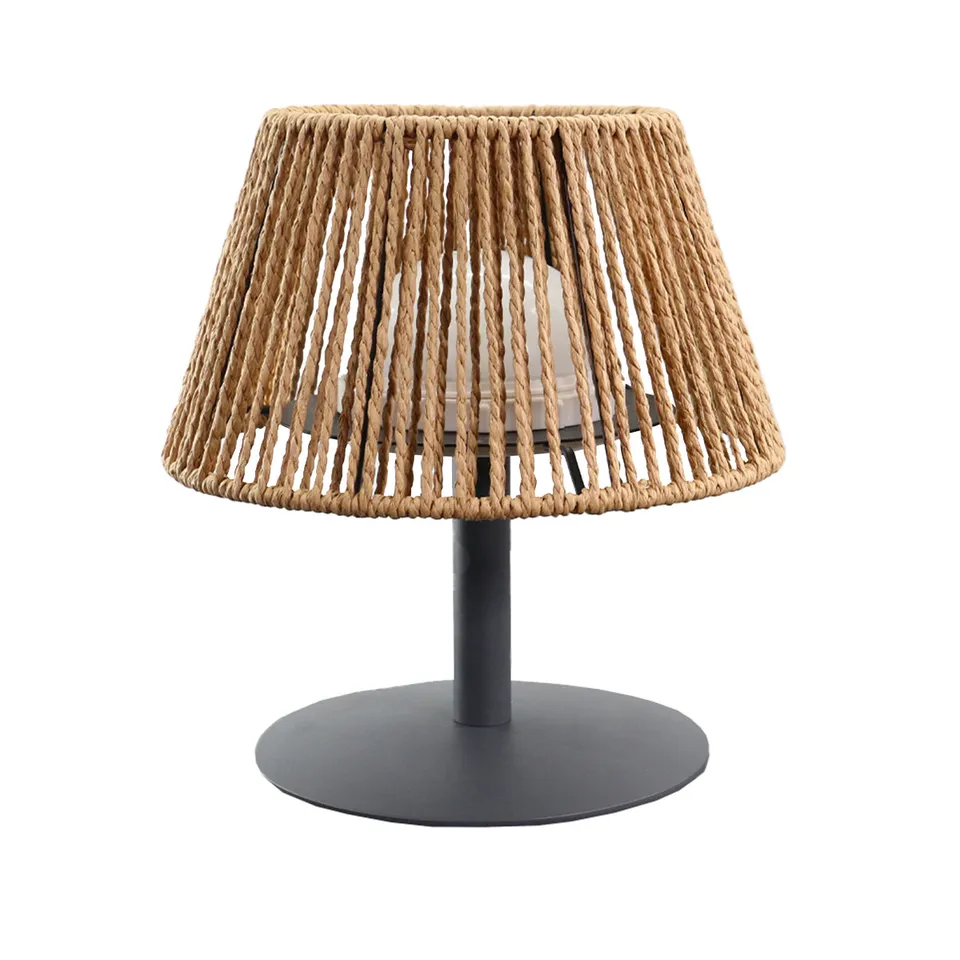 Red Deco Standy Mini Raffy lampe sans fil raphia 22cm