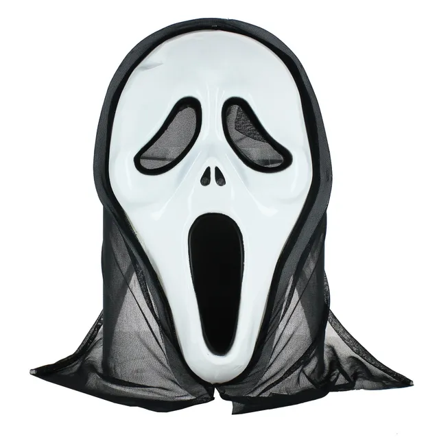 Stokomani Fêtes Masque Halloween adulte noir polypropylène