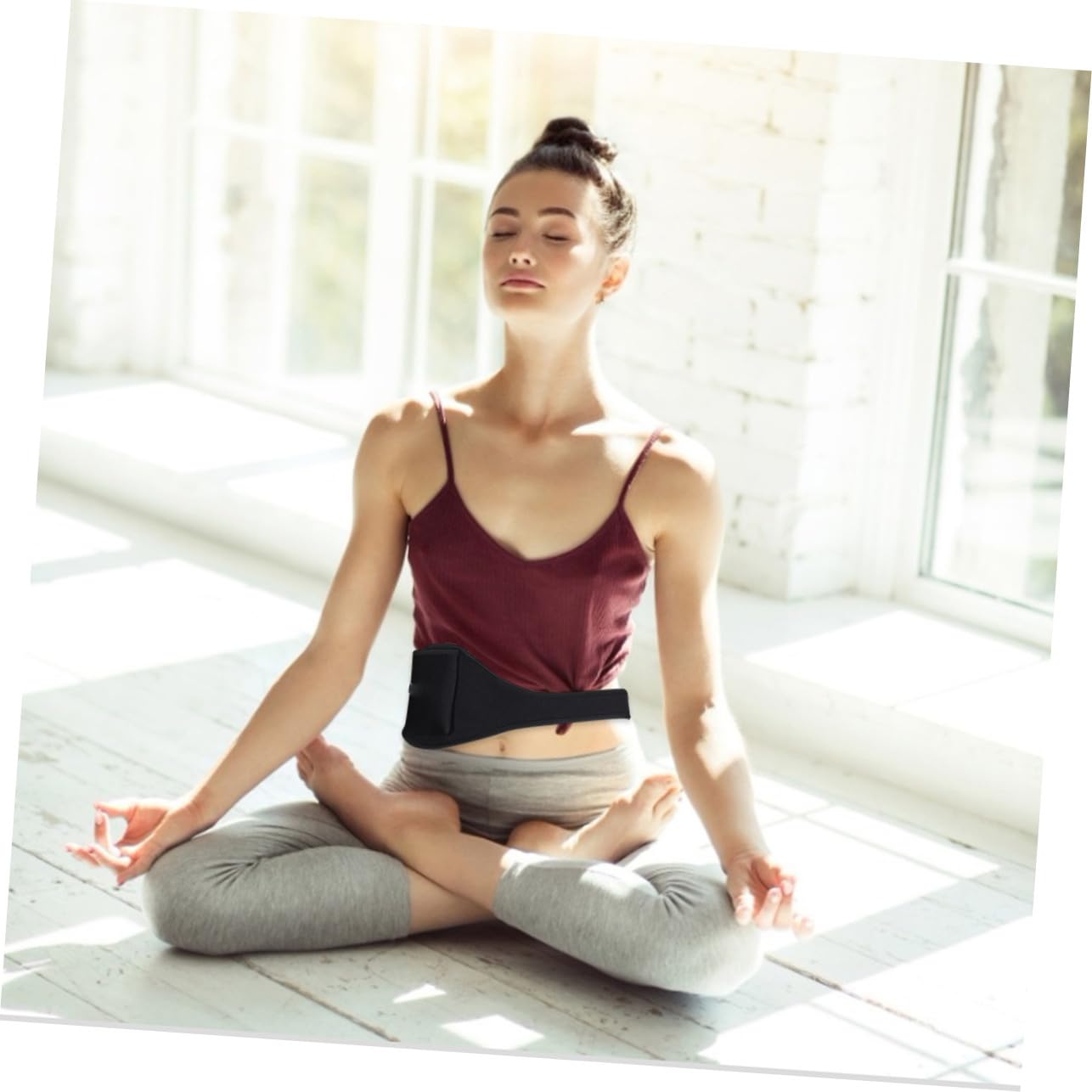 Milisten ceinture micro fitness pochette émetteur verticale