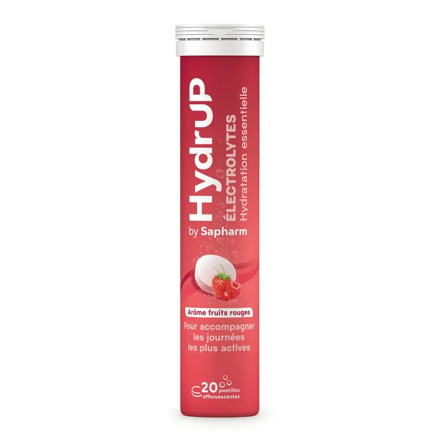 Hydrup Hydratation pastilles effervescentes fruits rouges x20