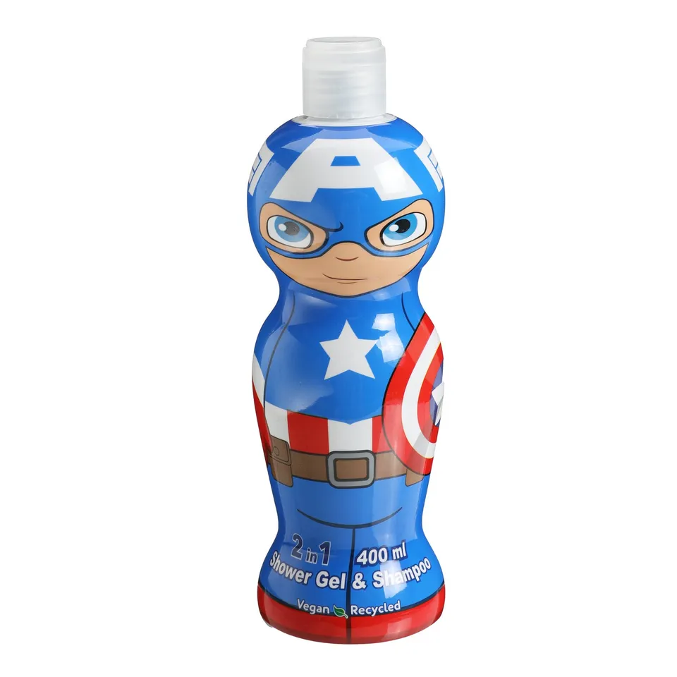Stokomani Beauté Gel douche shampoing 2en1 Captain America
