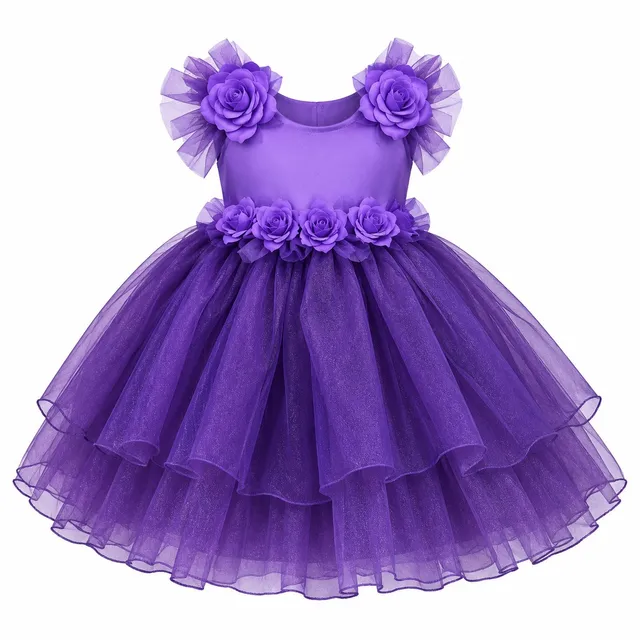 Stokomani Fêtes et cérémonies jupon Halloween violet 25 cm polyester