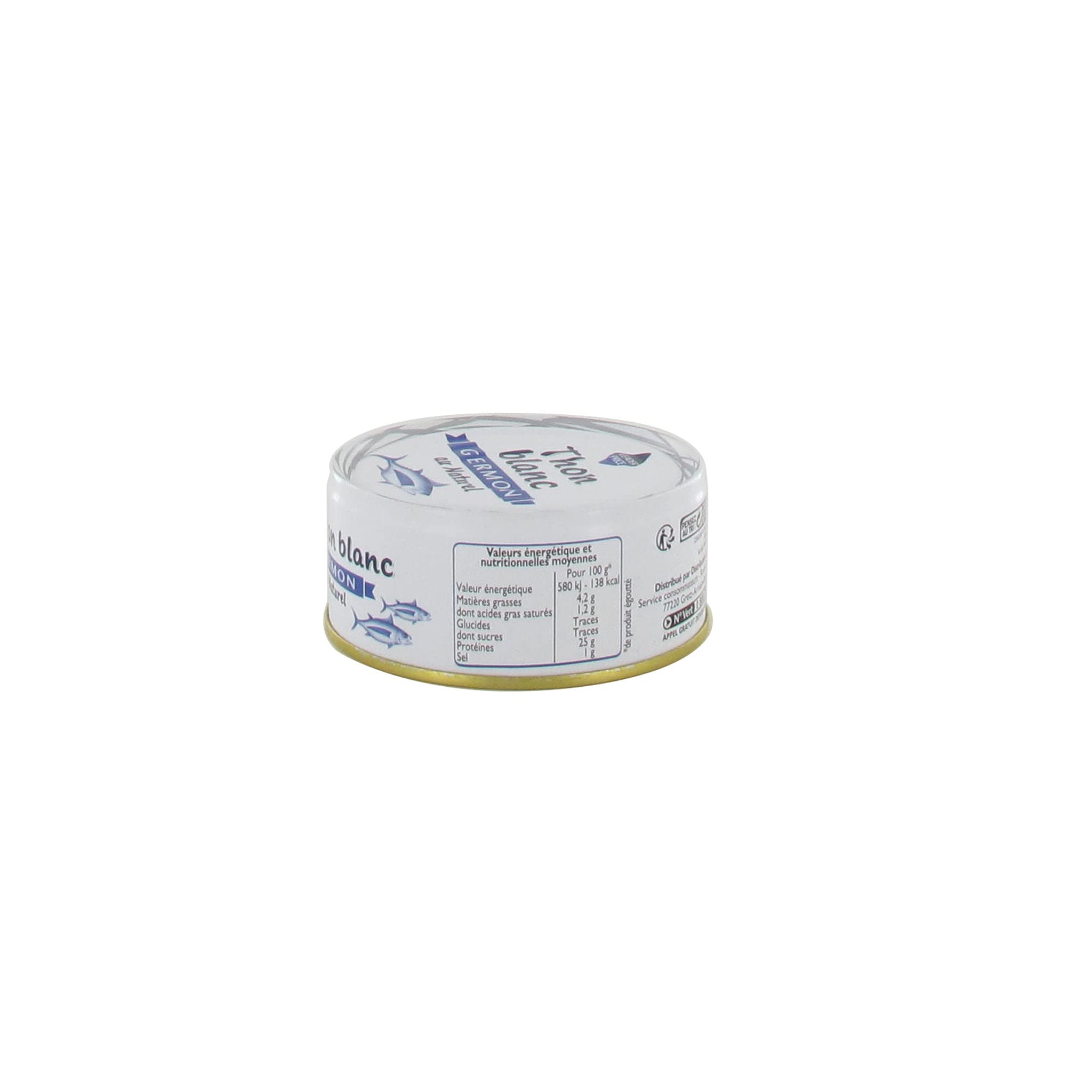 Leader Price Thon blanc nature 112g boîte conserve poisson