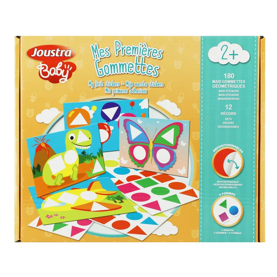 Stokomani Scolaire atelier gommettes géométriques kit créatif enfant