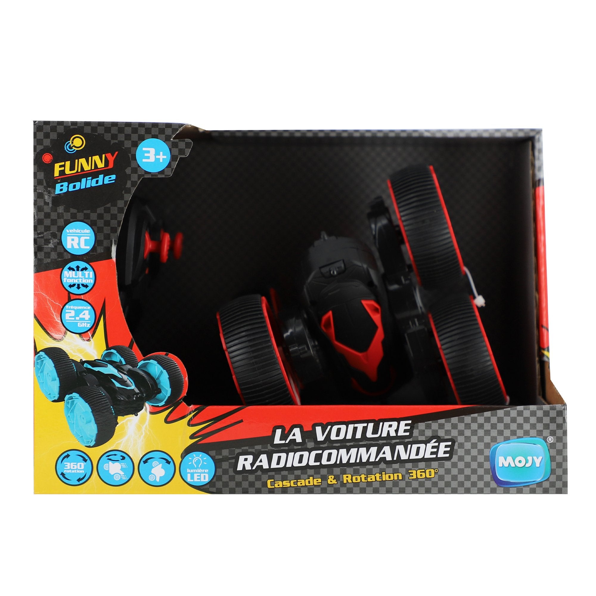 Stokomani Jeux voiture radiocommandée tout terrain 360° cascades