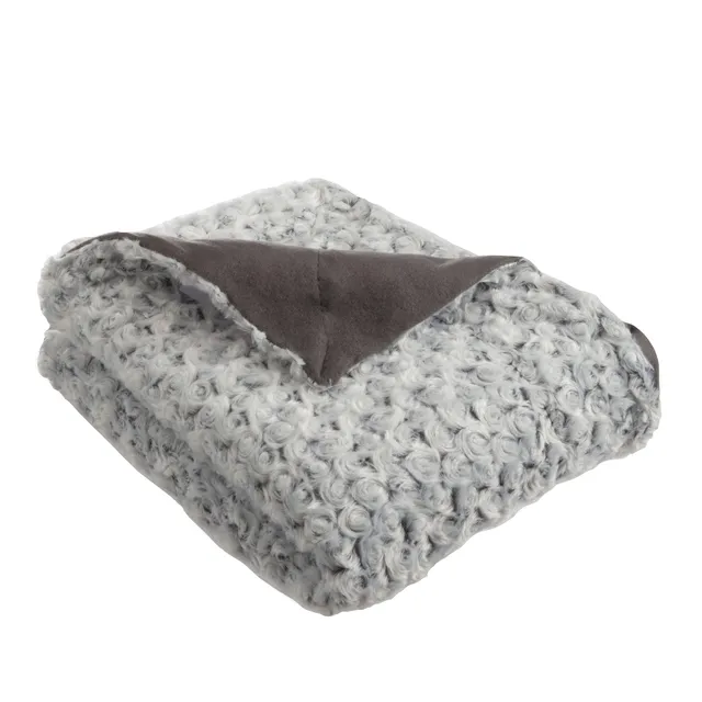 Stokomani Maison plaid fausse fourrure 125x150 cm