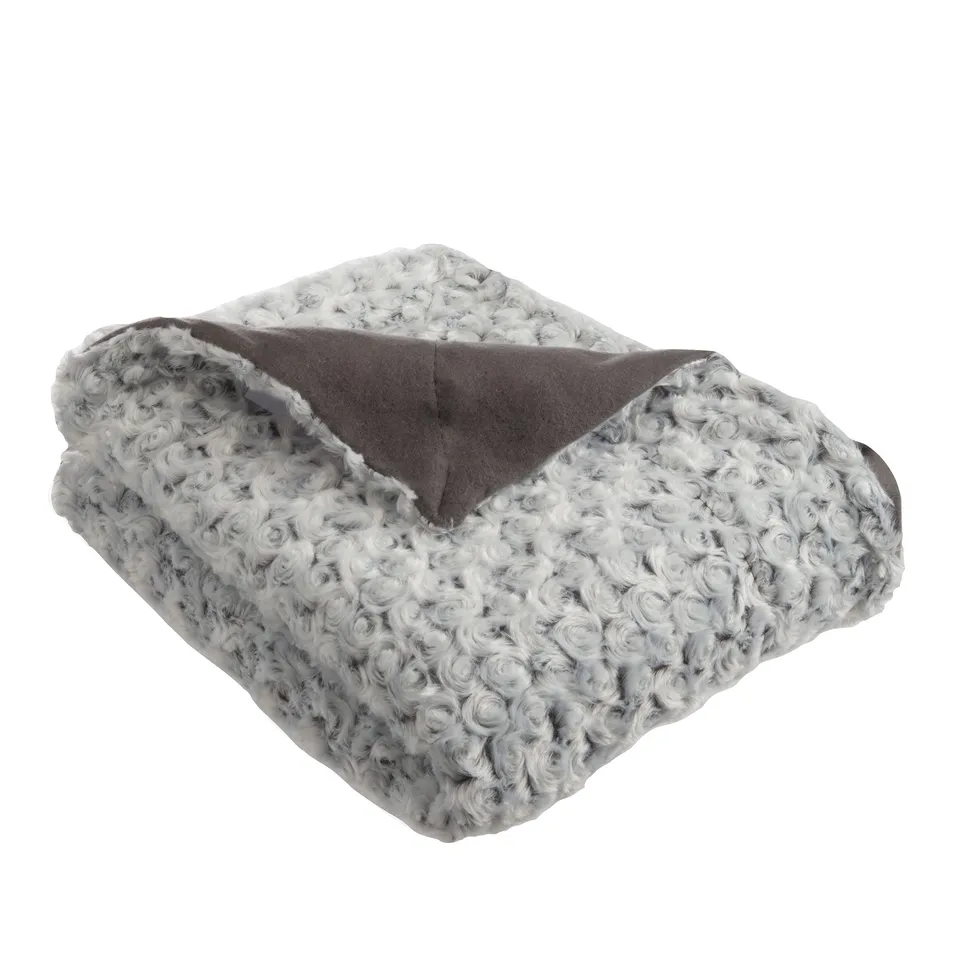 Stokomani Maison plaid fausse fourrure 125x150 cm