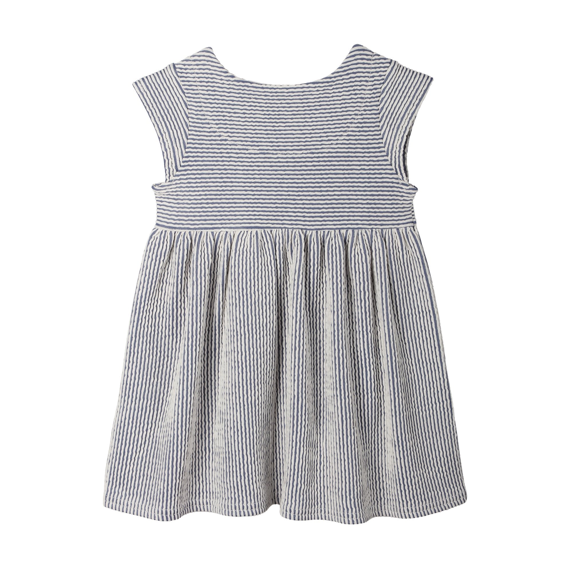 Stokomani Mode robe bébé seersucker 18M légère
