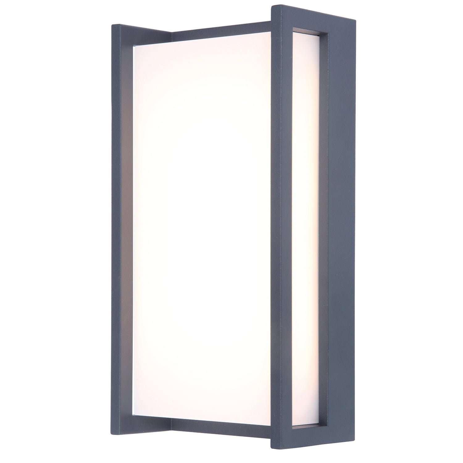 Red Deco Qubo Grey H22cm applique murale extérieur LED
