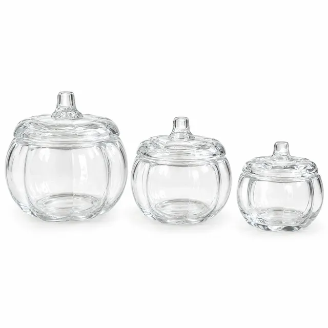 Déclic Home bonbonnière citrouille bocal verre 1100 ml