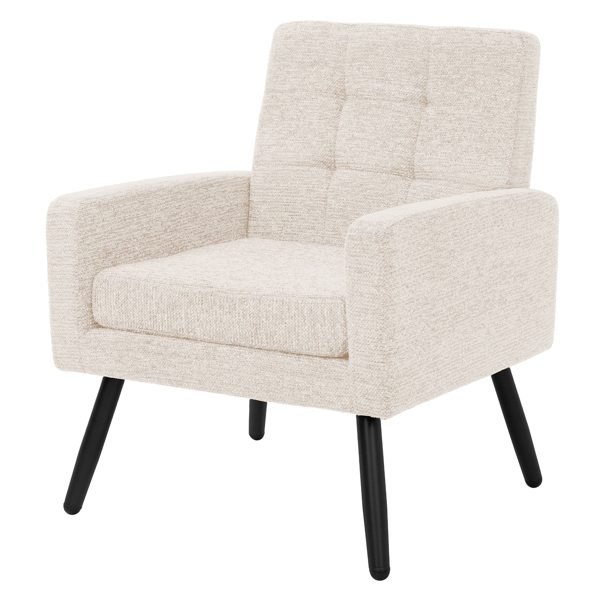 ECD Germany ML fauteuil anthracite 66,5x80x63,5 cm tissu polyester