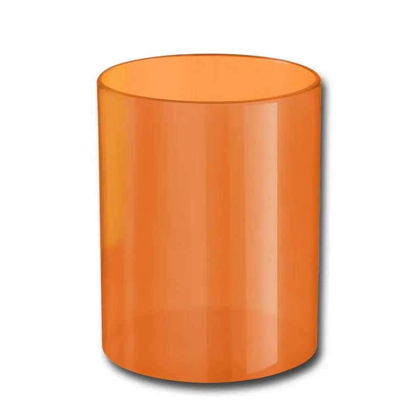 Pot à crayons orange translucide Safe Tool