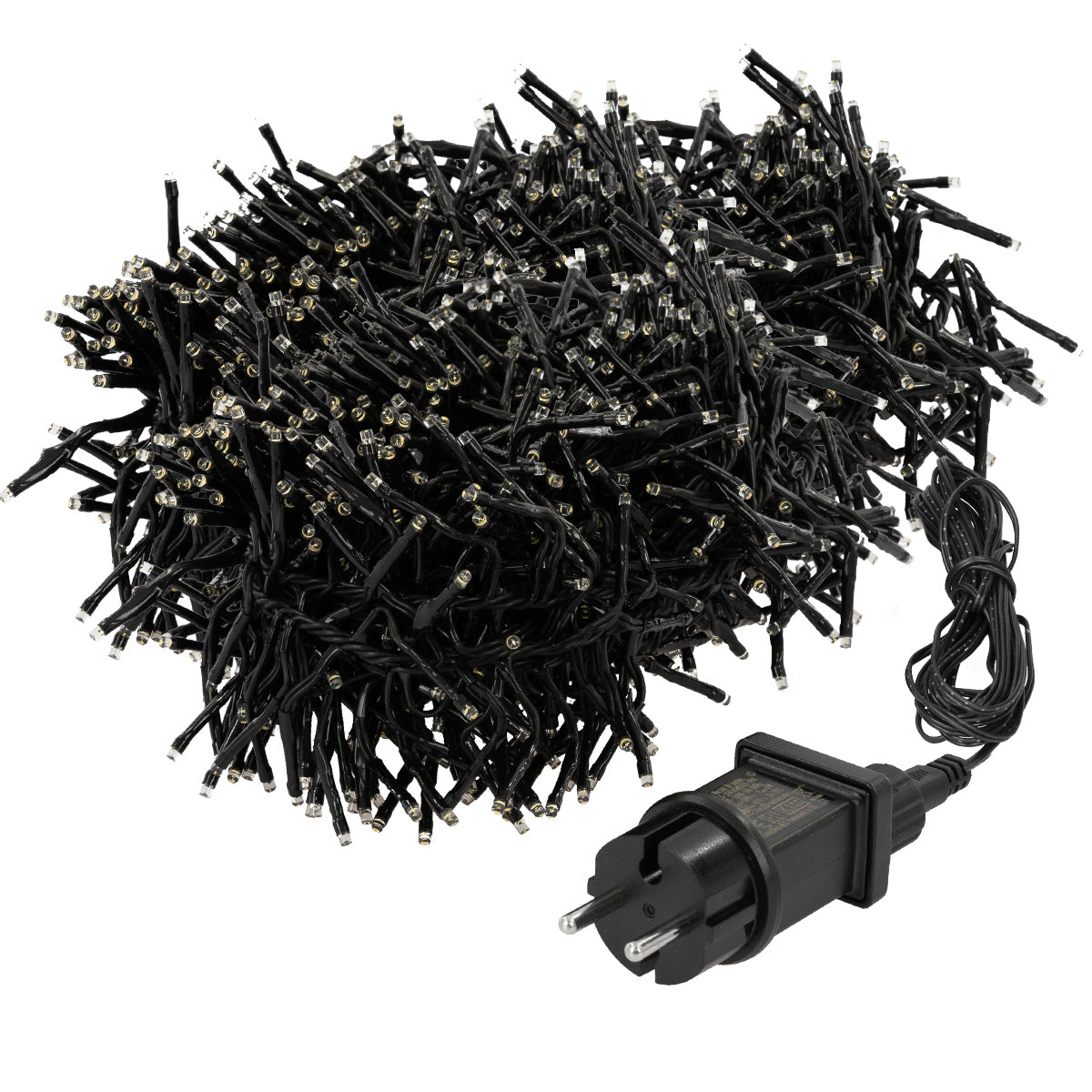 ECD Germany Haus guirlande lumineuse LED blanc chaud 5,5m 768 LED