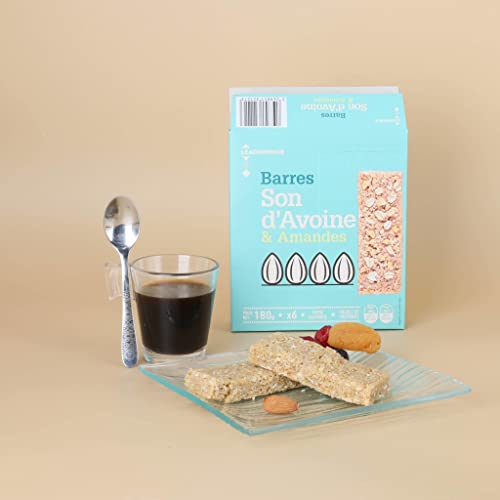 Leader Price Barres céréalières son avoine amandes 180g
