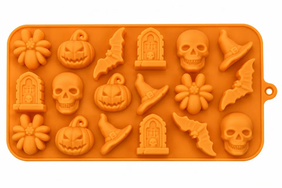 Cook Keen moule Halloween silicone orange 21,5 x 11,5 cm