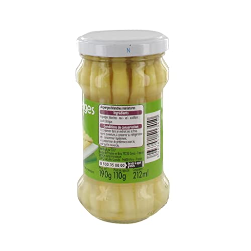 Leader Price Asperges blanches miniatures conserve 110g