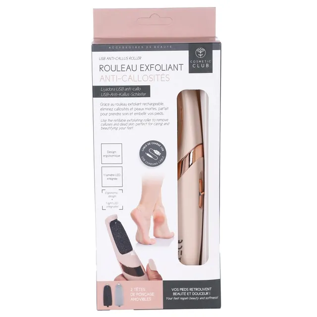 Stokomani râpe pieds électrique USB anti-callosités