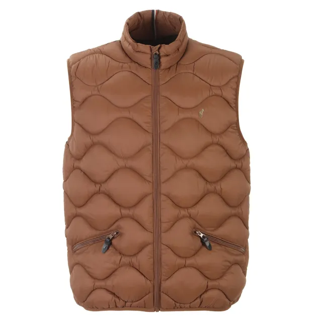 Stokomani Mode doudoune sans manches marron taille M