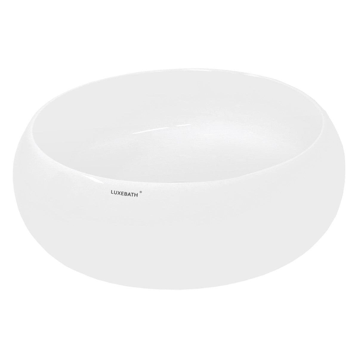ECD Germany LuxeBath vasque céramique blanche 40x40 cm