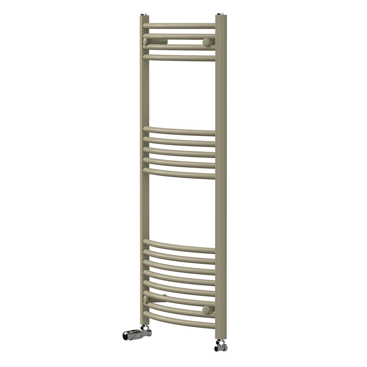 LuxeBath Sahara sèche-serviettes beige 500x1200 mm cintré thermostat acier