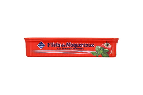 Leader Price Filet Maquereaux Tomate Basilic 169g