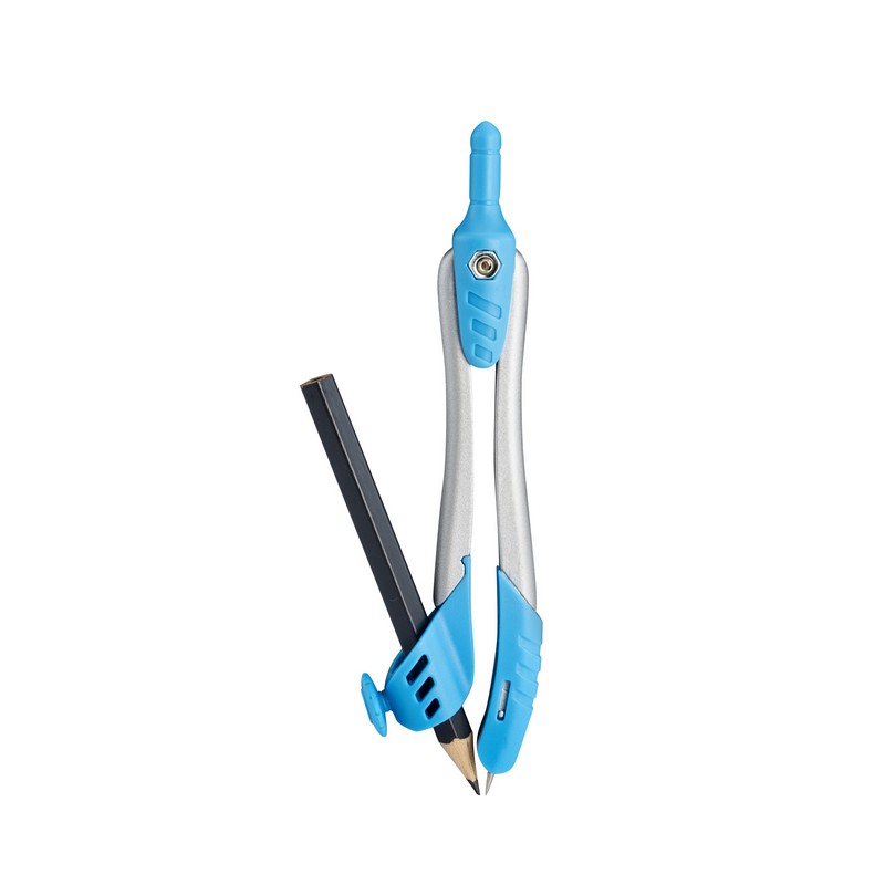 Safe Tool Fournitures scolaires Compas canon + crayon géométrie