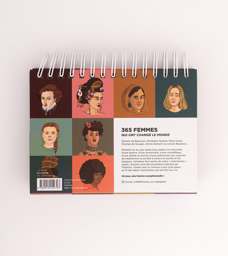 L'avant gardiste Livres calendrier 365 femmes monde illustré