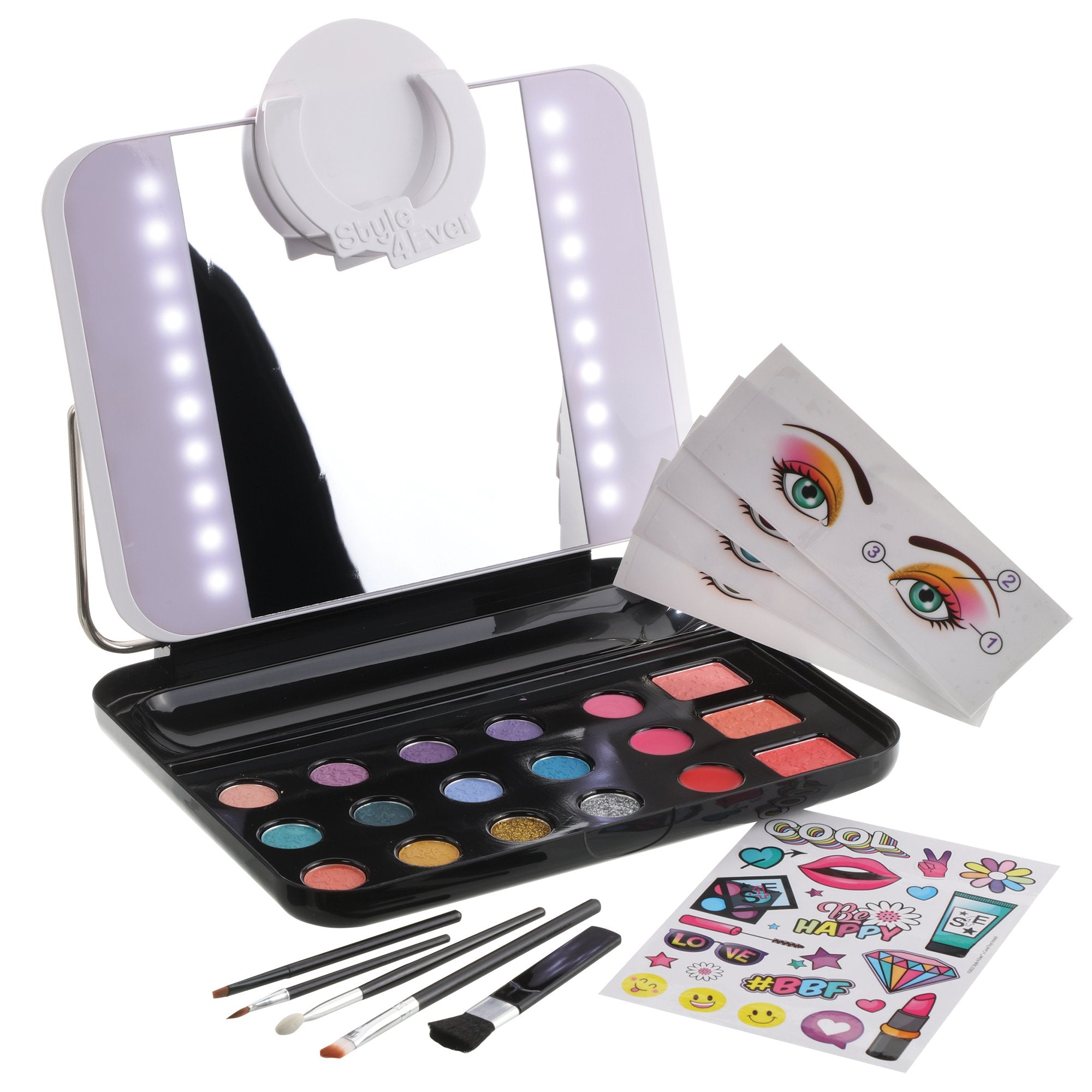 Stokomani Mallette de maquillage miroir LED jouet enfant 5 ans