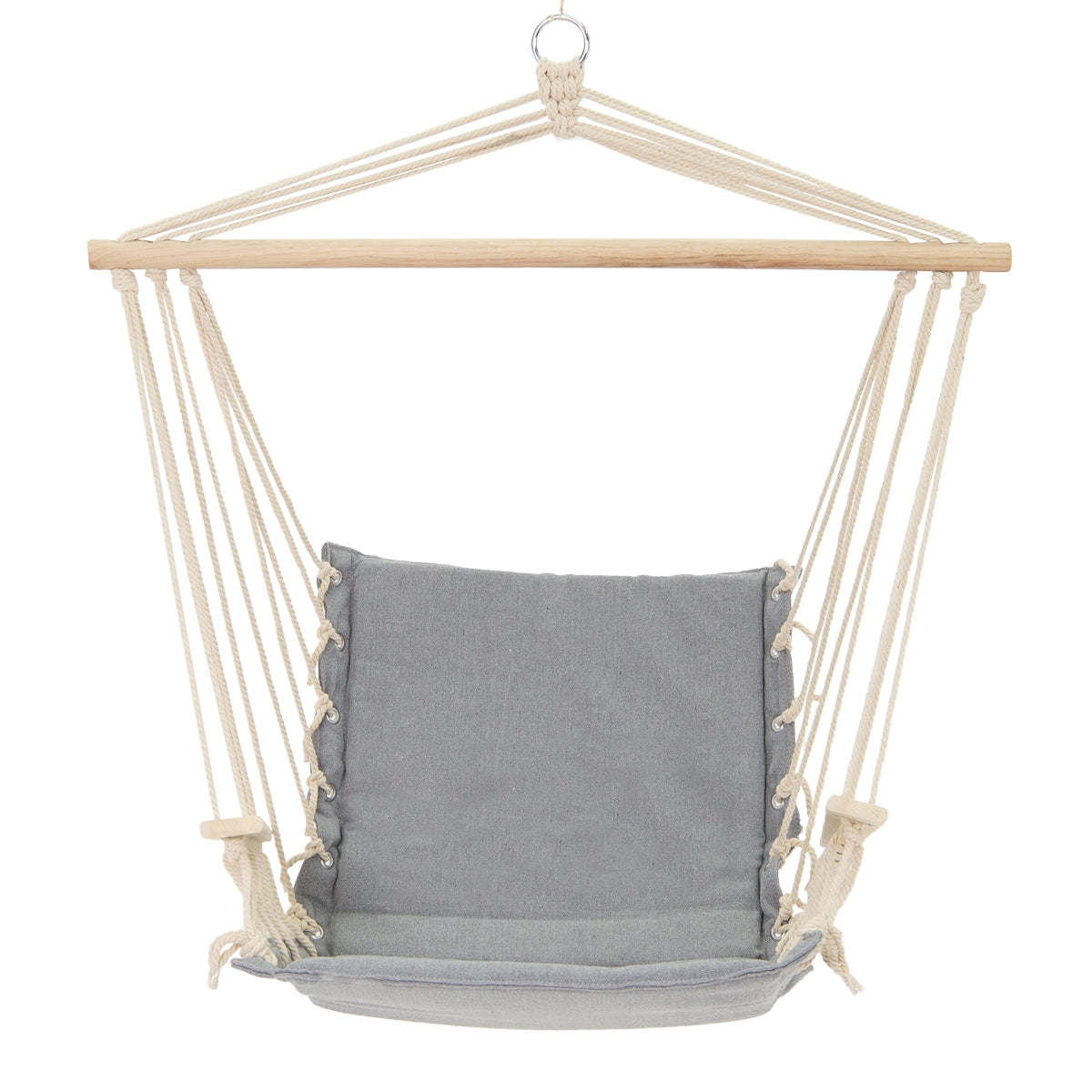 ECD Germany Sport & Freizeit fauteuil suspendu gris 45x100x46 cm