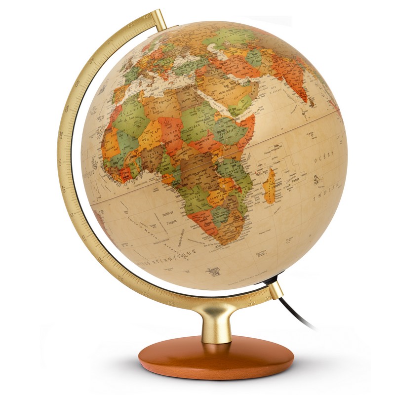 Safe Tool Premium globe terrestre antique 30 cm décoratif