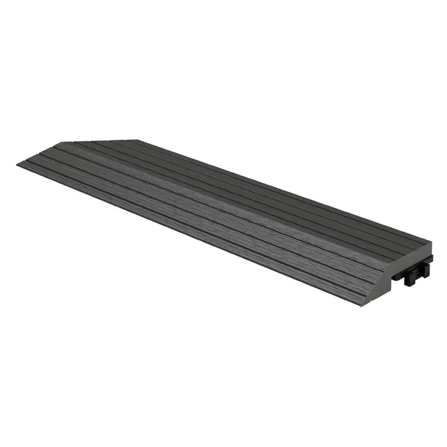 ECD Germany Garten baguette WPC marron clair angle gauche