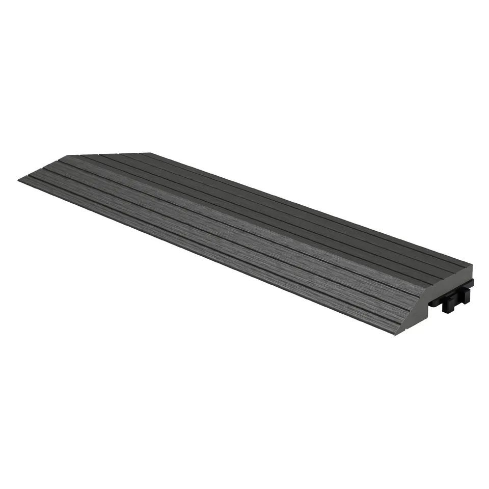 ECD Germany Garten baguette WPC marron clair angle gauche