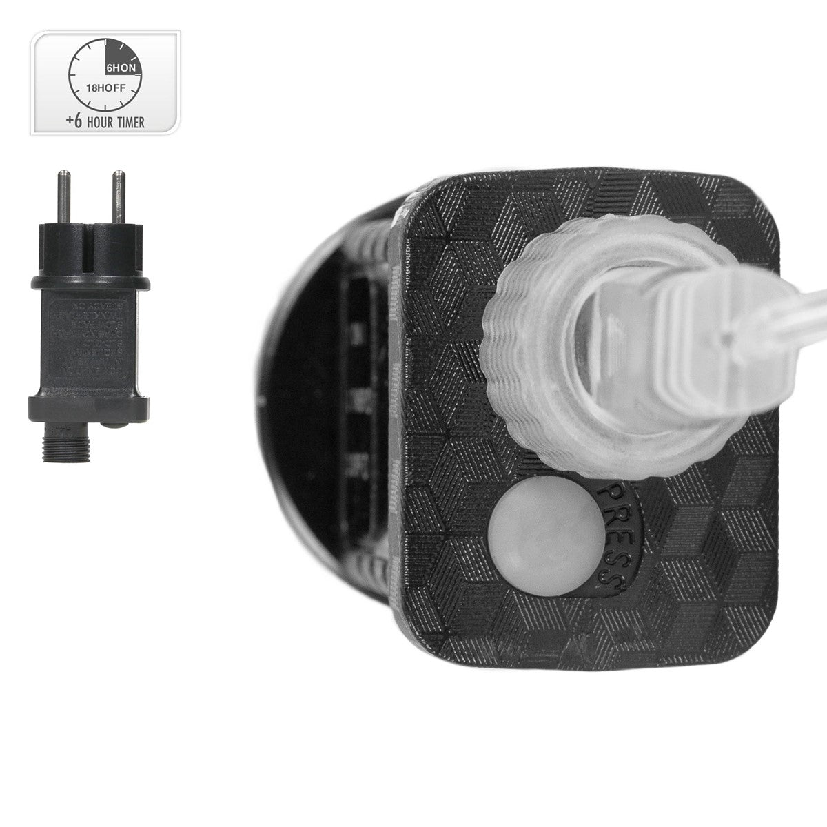 ECD Germany Haus Wohnen couronne LED 38cm blanc chaud