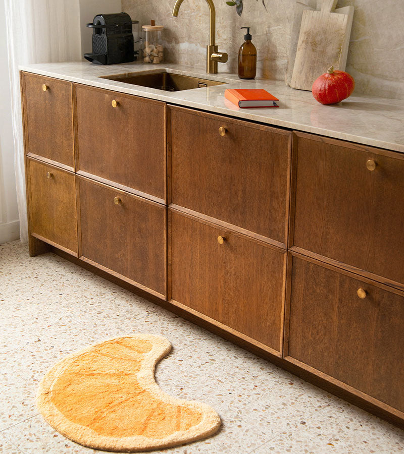 L'avant gardiste croissant tapis déco cuisine moelleux