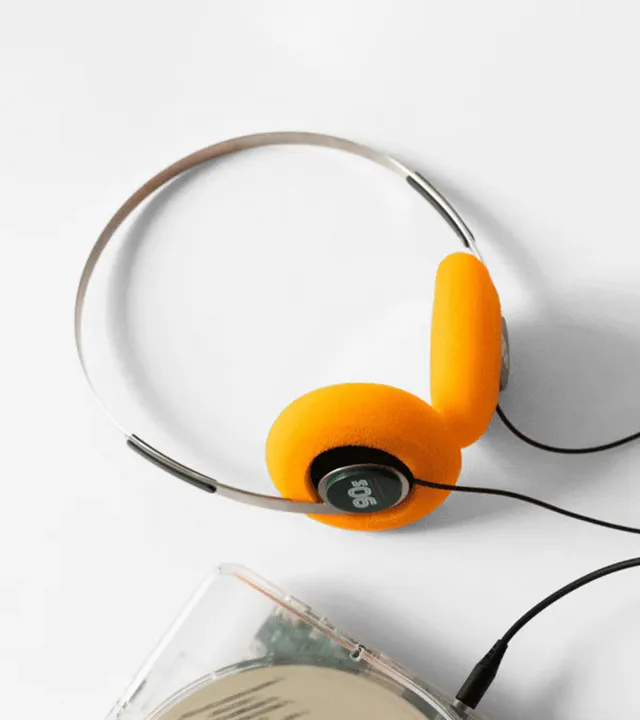 L'avant gardiste Dork casque audio rétro vintage années 80
