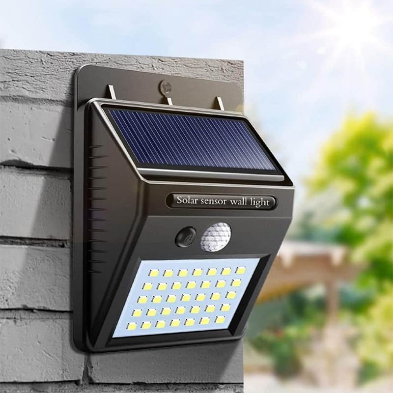 Shop-Story Maison Solarna Applique Murale Solaire 30 LED Noire