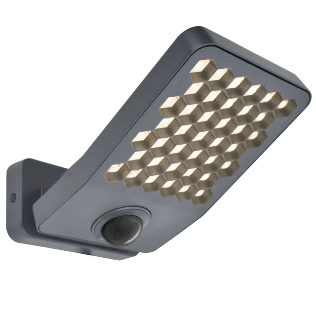 Red Deco Atlantis Grey applique détecteur 2000lm 12,4cm